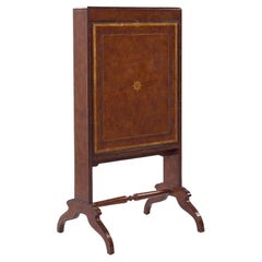 Maitland Smith Leather Fold Out Secretary Desk