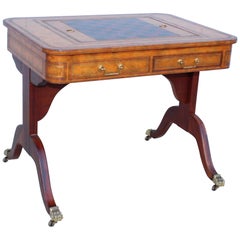 Maitland Smith Leather Top Game Table