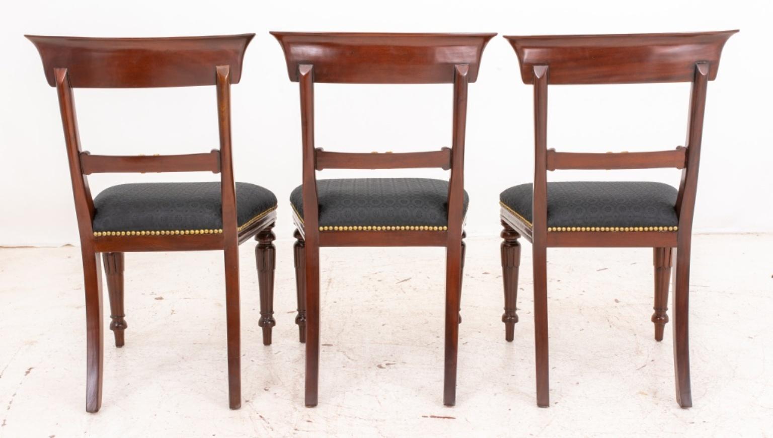Maitland Smith Mahogany Dining Chair, Set of 6 In Good Condition In New York, NY
