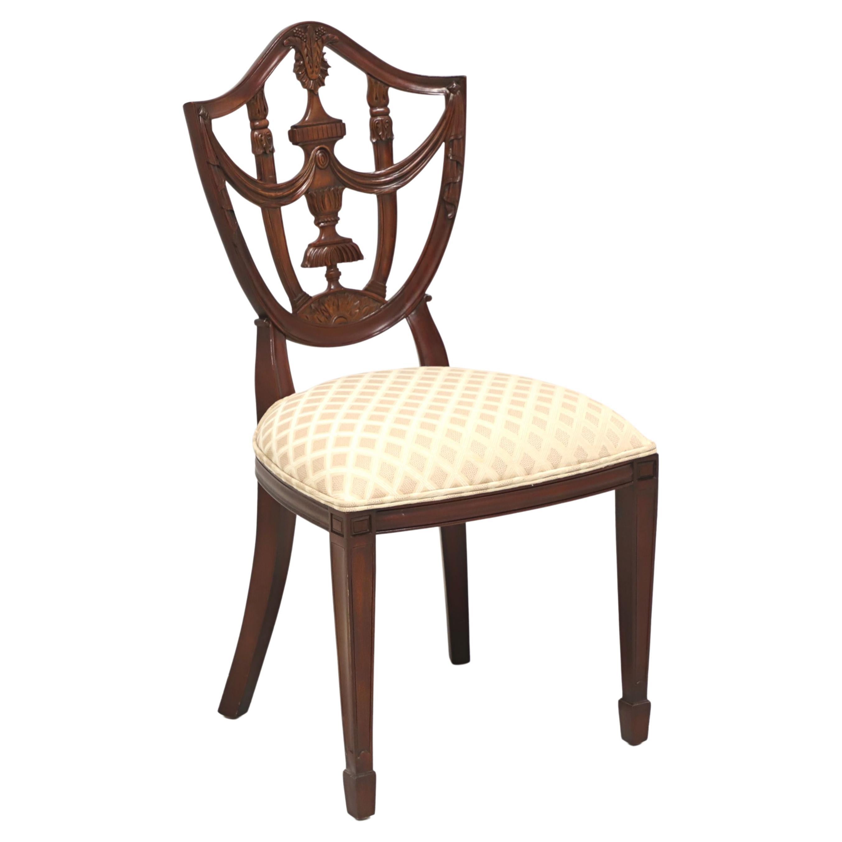 MAITLAND SMITH Mahogany Hepplewhite Style Dining Side Chair