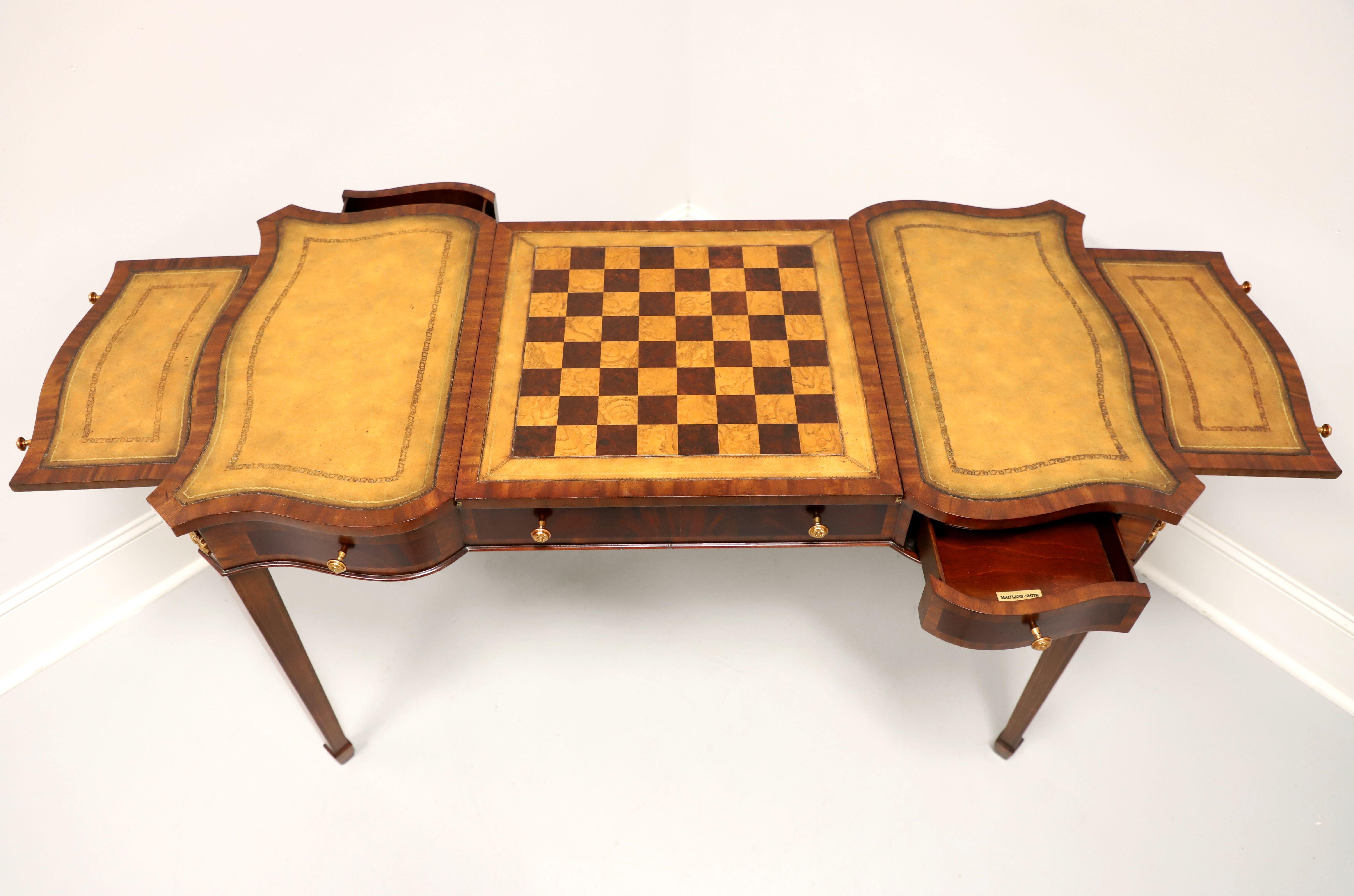 MAITLAND SMITH Mahogany & Leather Regency Writing Desk / Game Table 3