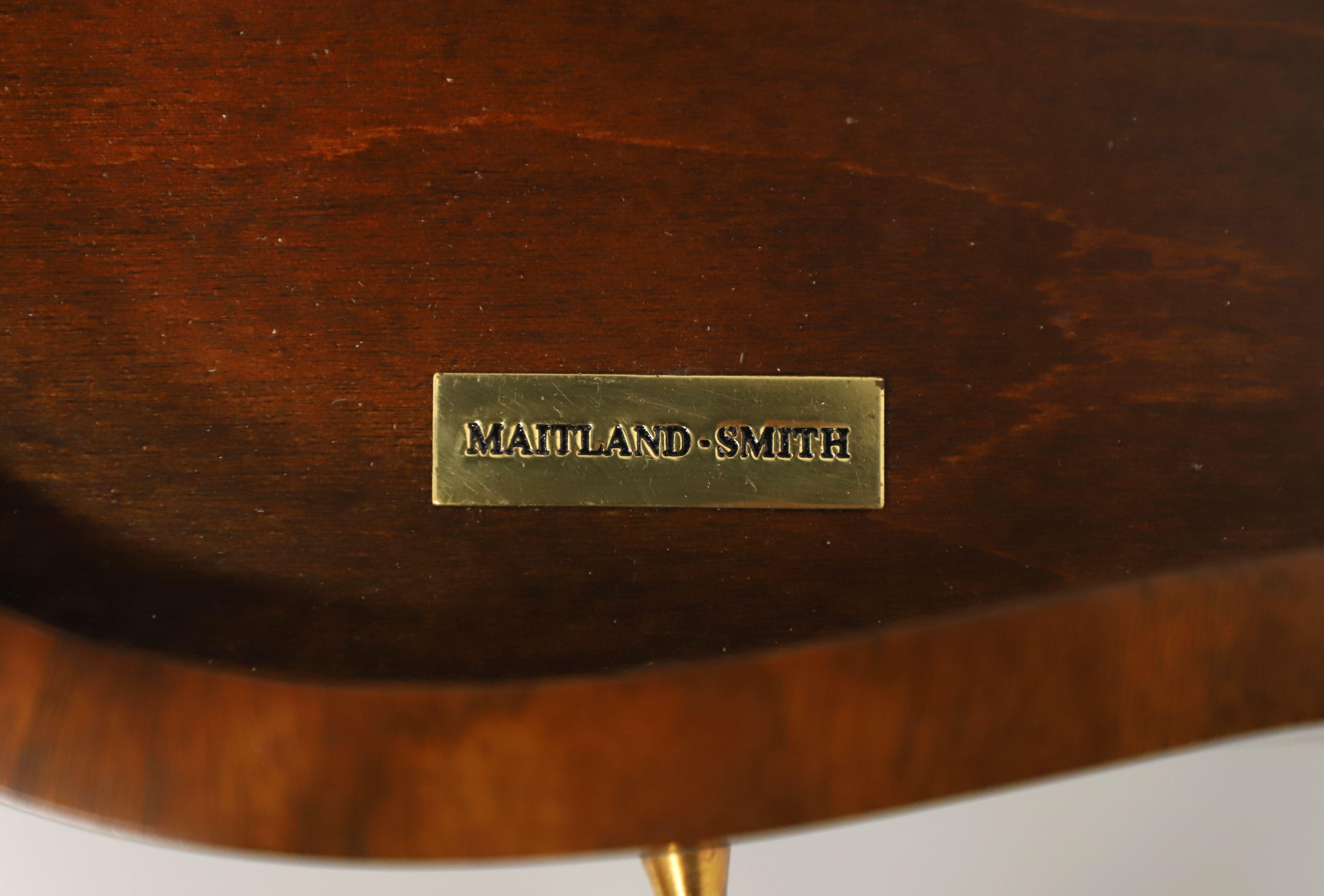 MAITLAND SMITH Mahogany & Leather Regency Writing Desk / Game Table 7