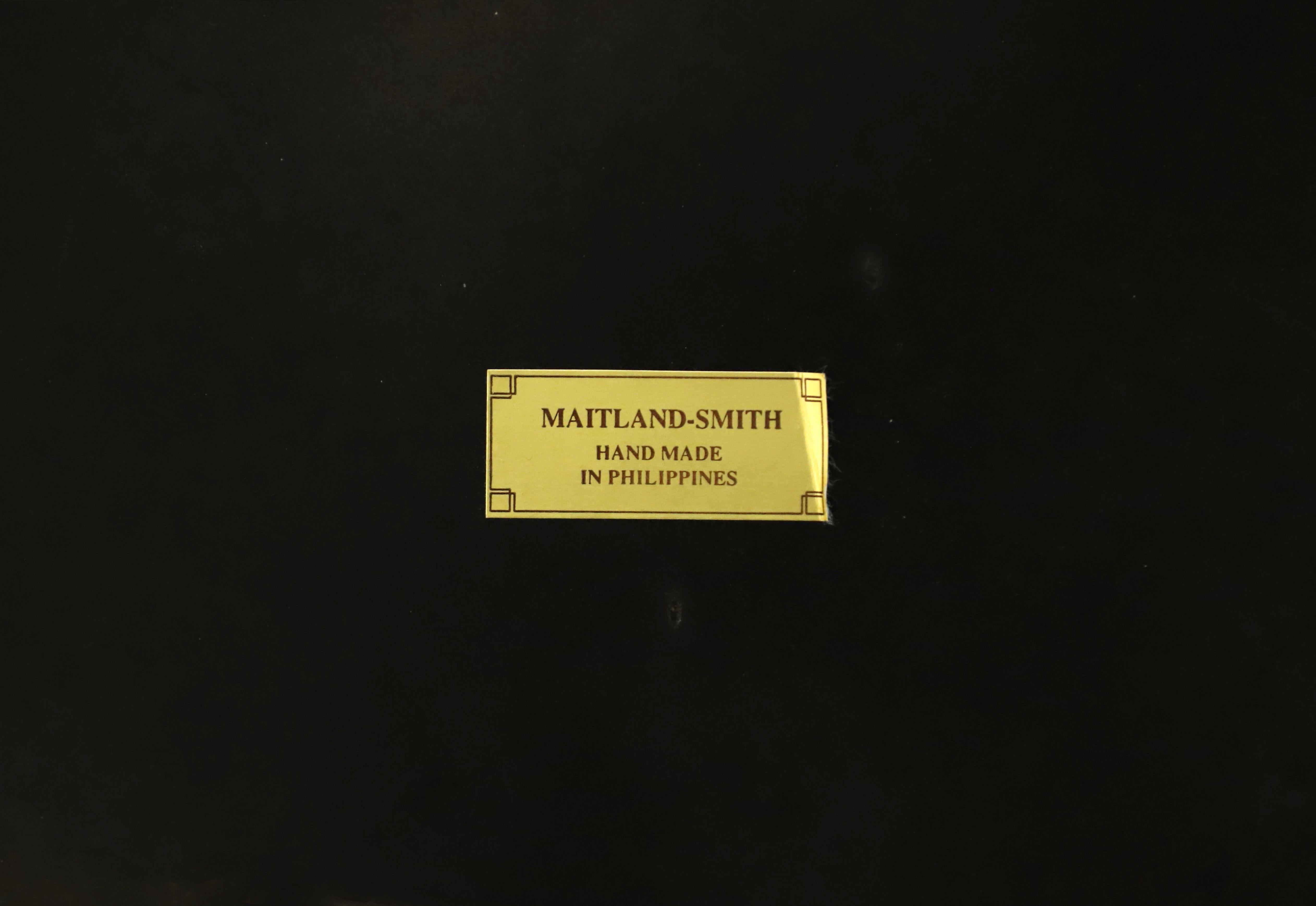 MAITLAND SMITH Mahogany & Leather Regency Writing Desk / Game Table 8