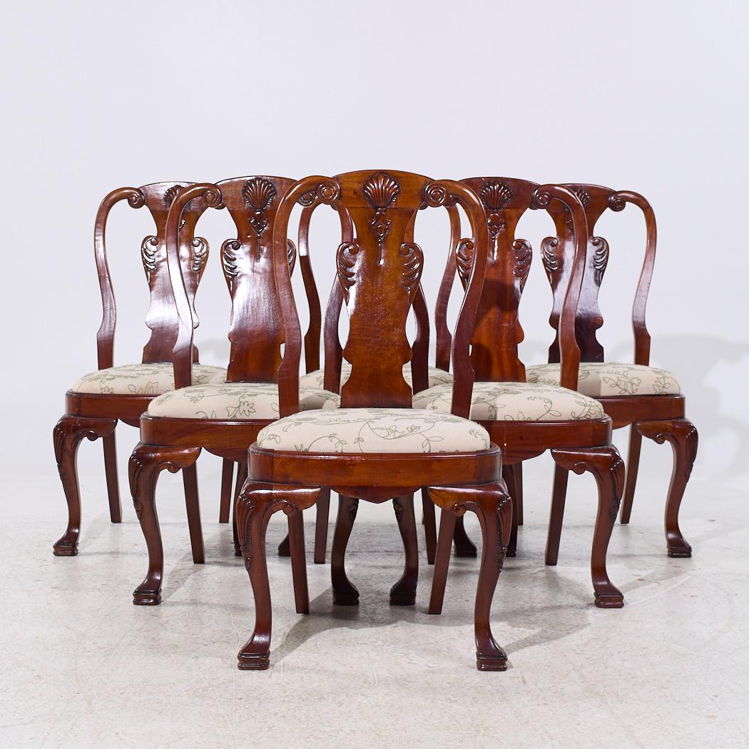 Sedie da pranzo Queen Anne in mogano di Maitland Smith - Set di 6 sedie

Ogni sedia misura: 21,5 larghezza x 22 profondità x 40,25 pollici di altezza, con un'altezza della seduta/spazio libero di 19 pollici.

Scattiamo le nostre foto in uno studio a