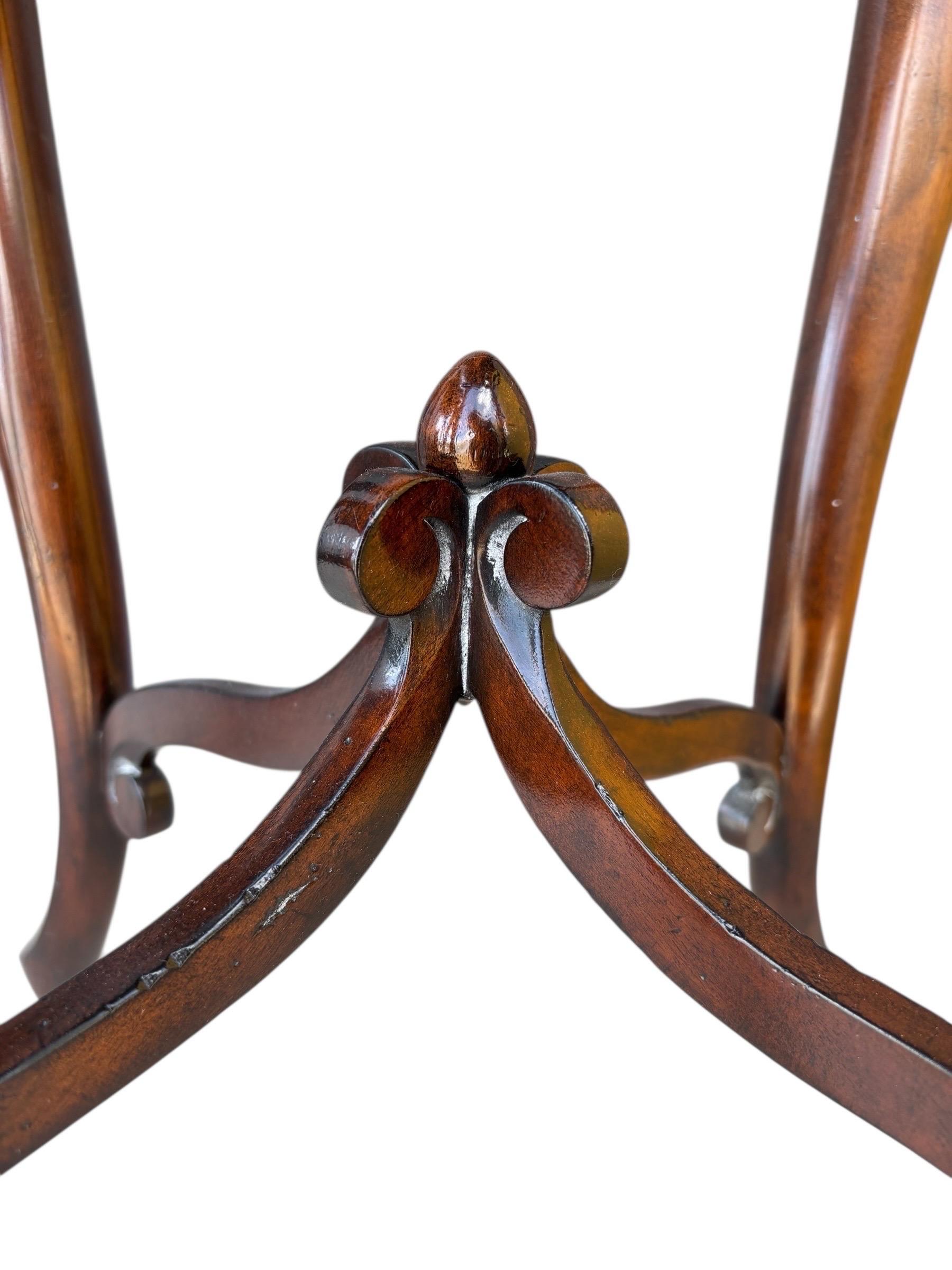 20th Century Maitland-Smith Mahogany Side Tables, a Pair For Sale