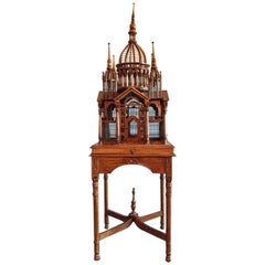 Maitland Smith Mahogany Victorian Bird Cage