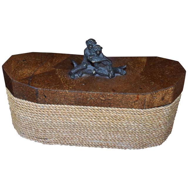 Marble Box with Jewish Star of David Design For Sale at 1stDibs