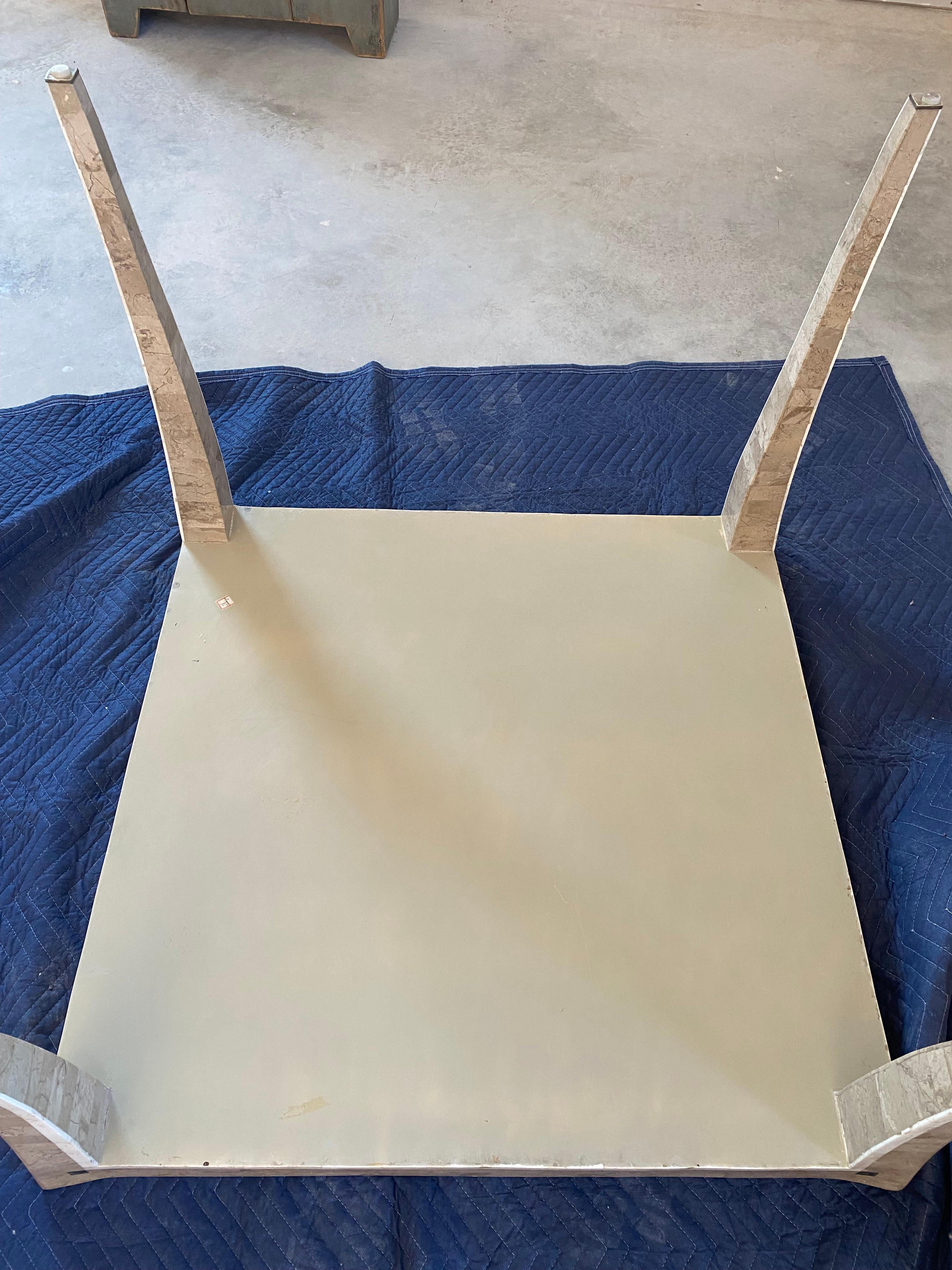 Maitland Smith Marble Game Table For Sale 7