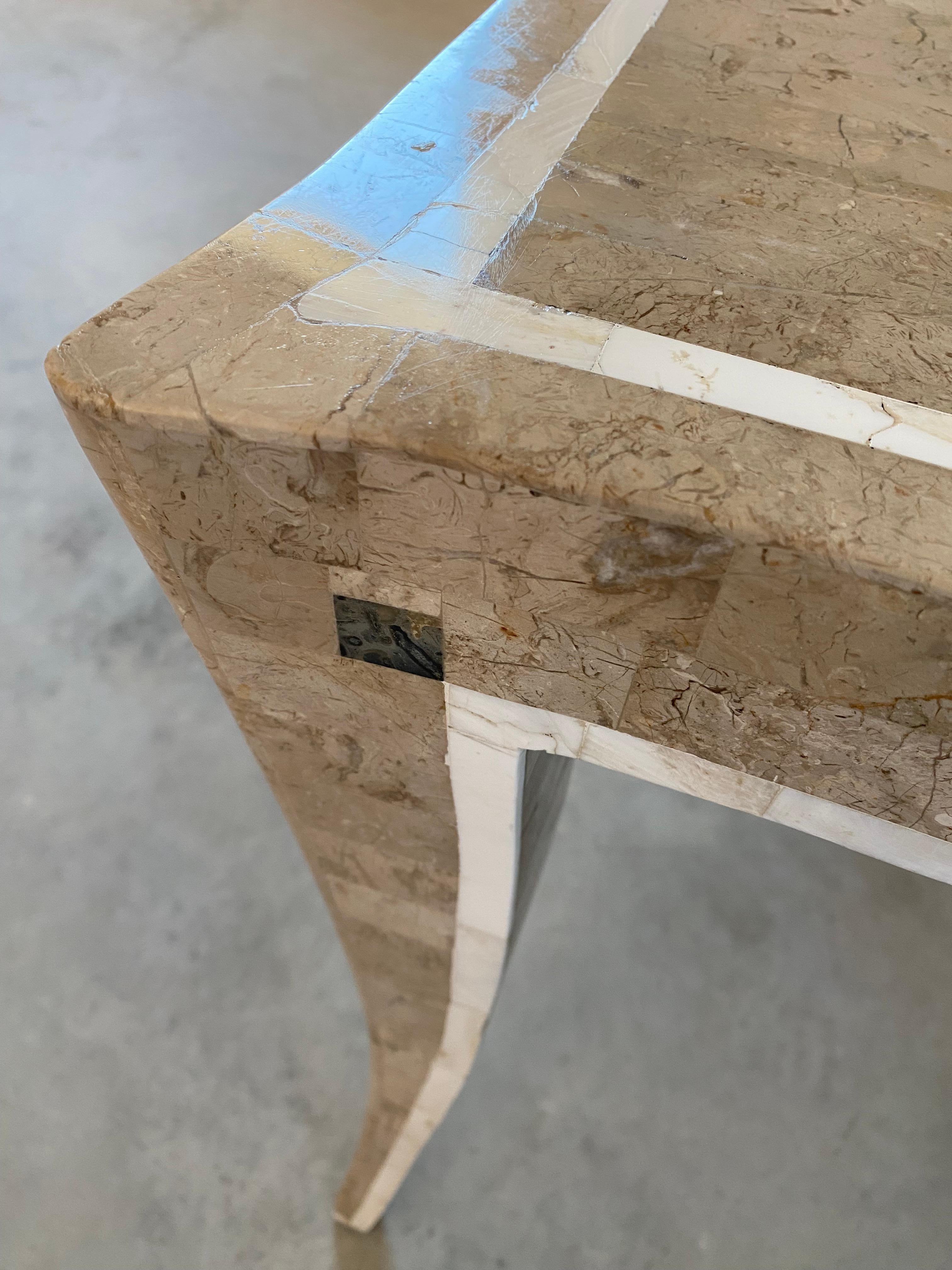 Maitland Smith Marble Game Table For Sale 12