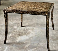 Tavolo da gioco in marmo di Maitland Smith