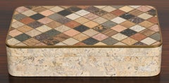 Maitland Smith Marble Specimen Box, 1980s