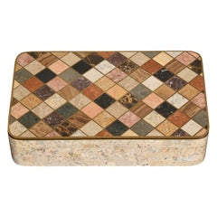 Maitland Smith Marble Specimen Box, 1980s
