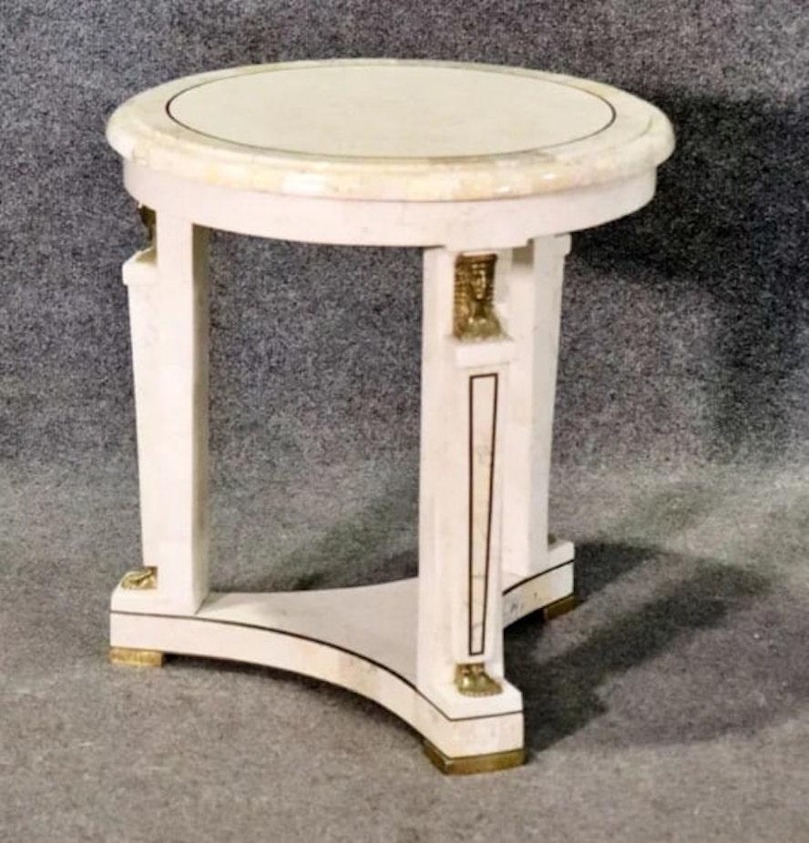 Maitland Smith Marble Table For Sale 1