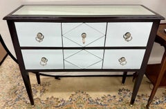 Maitland Smith Tavolo Consolle Bar a Secco Specchiato Credenza Cassapanca