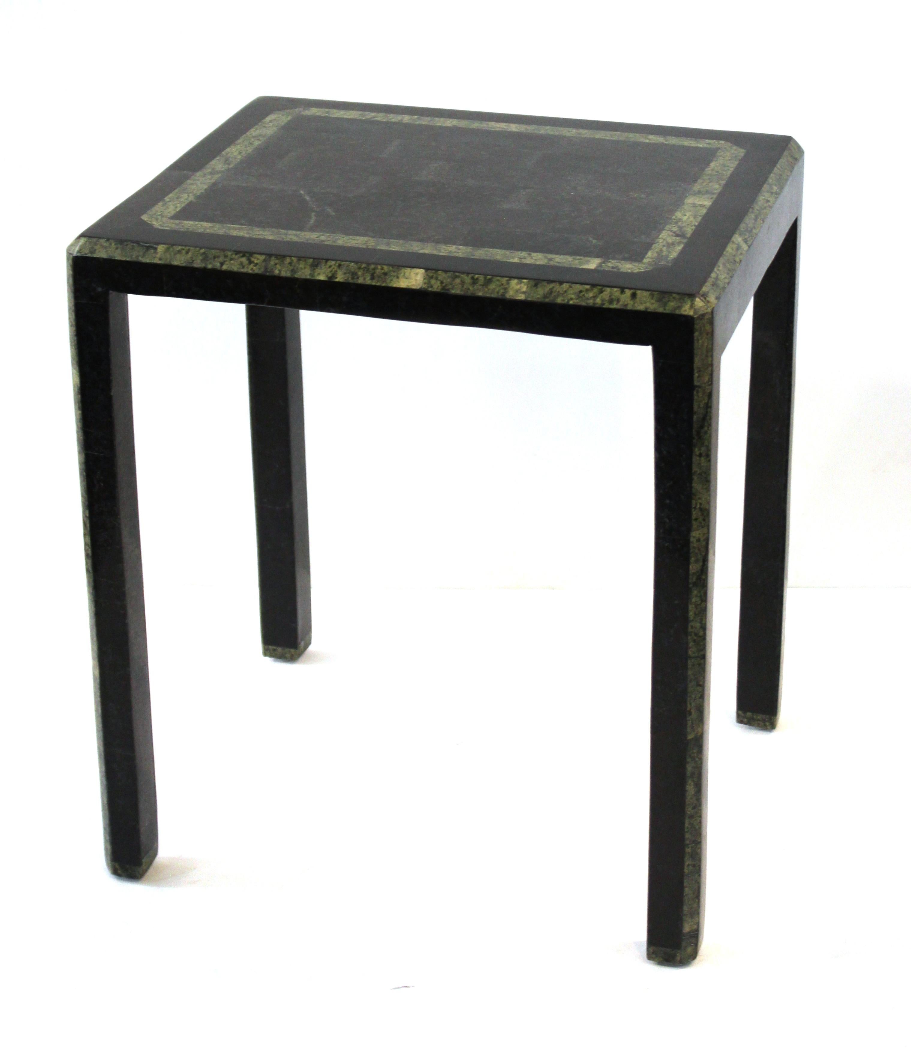 Maitland-Smith Modern Nesting Tables in Tessellated Stone 5