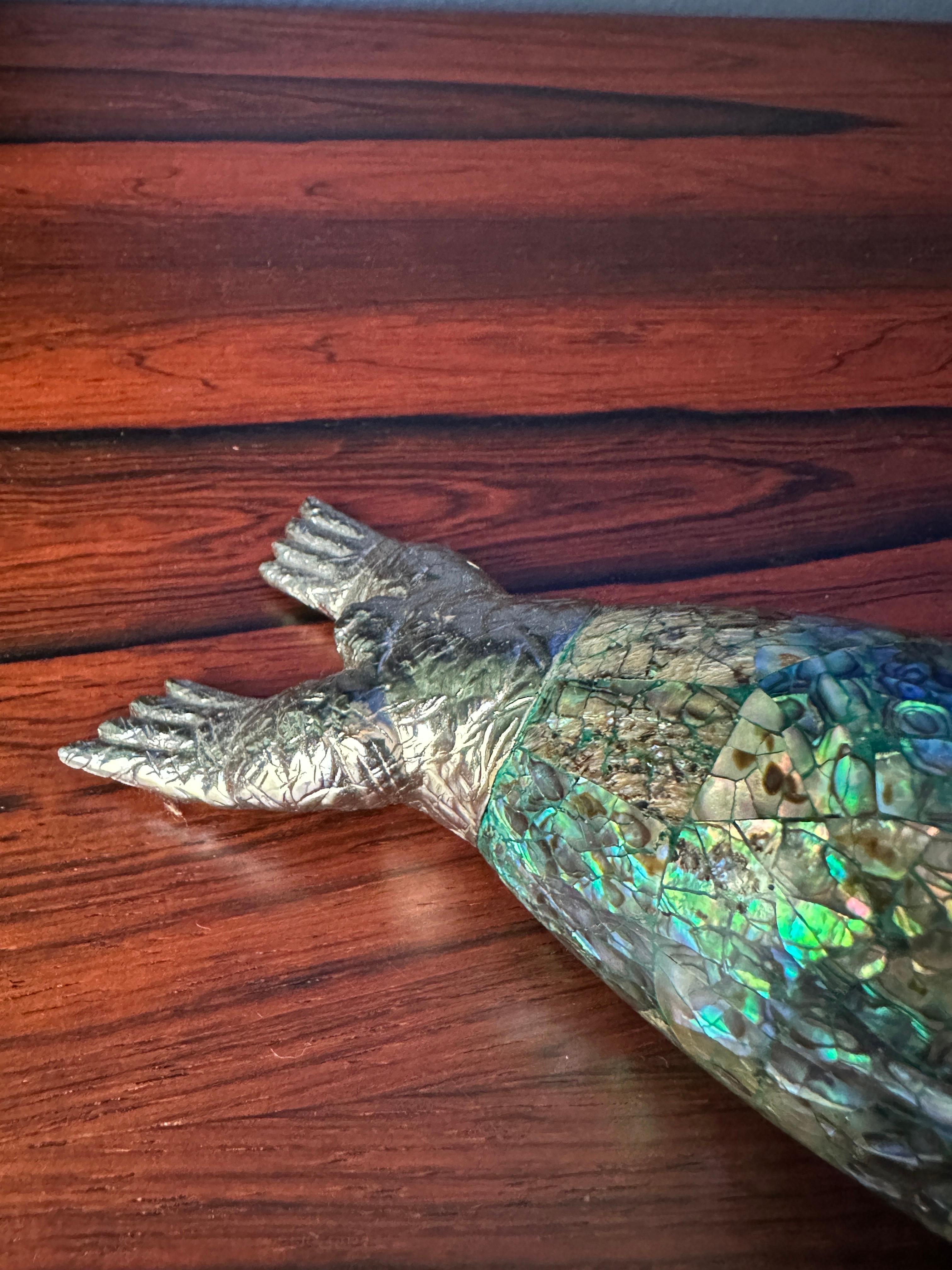 Maitland Smith Mother of Pearl Seal and Walrus Sculpture 3
