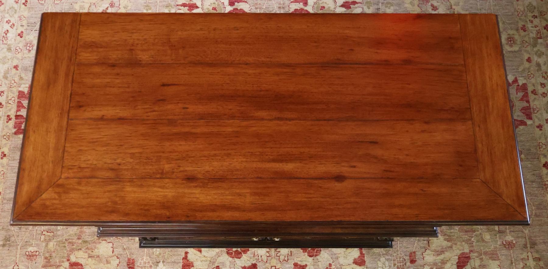 Maitland Smith Mother of Pearl Walnut English 17th Century Style Dresser Chest For Sale 4