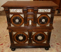 Maitland Smith Mother of Pearl Walnut English 17th Century Style Dresser Chest