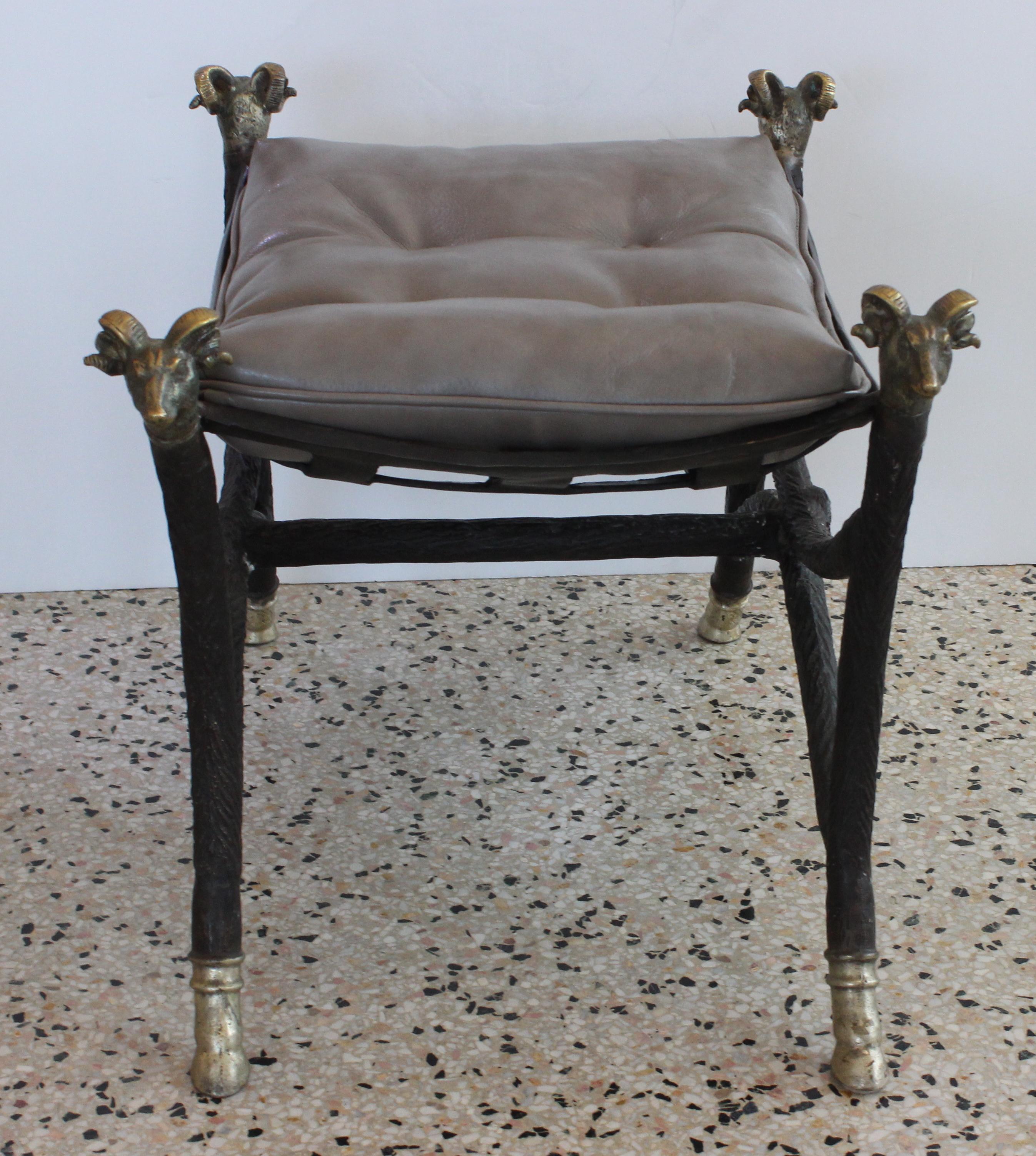 Maitland Smith Neoclassical Bench For Sale 2