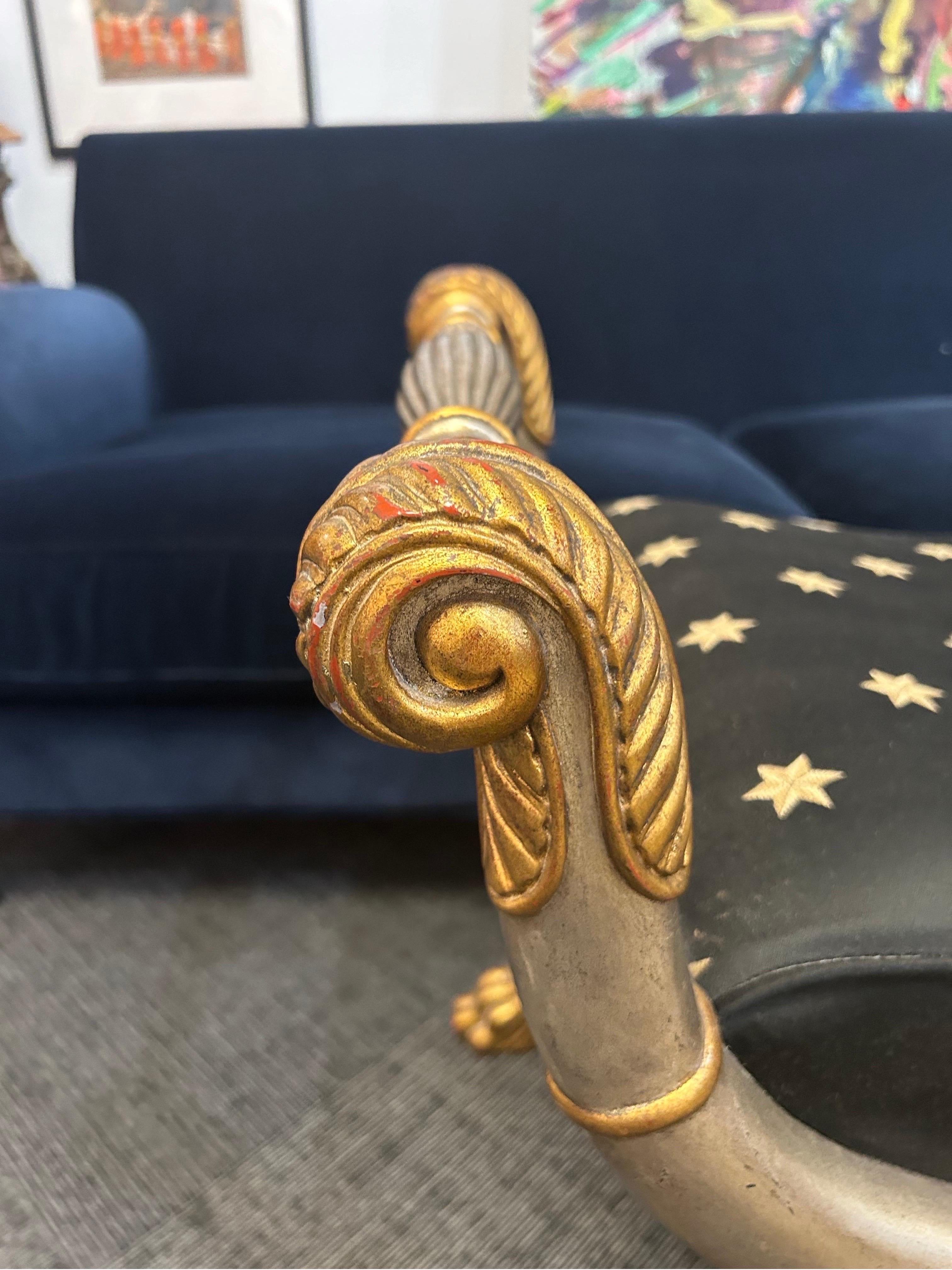 Maitland Smith neoclassical style benches a pair 8
