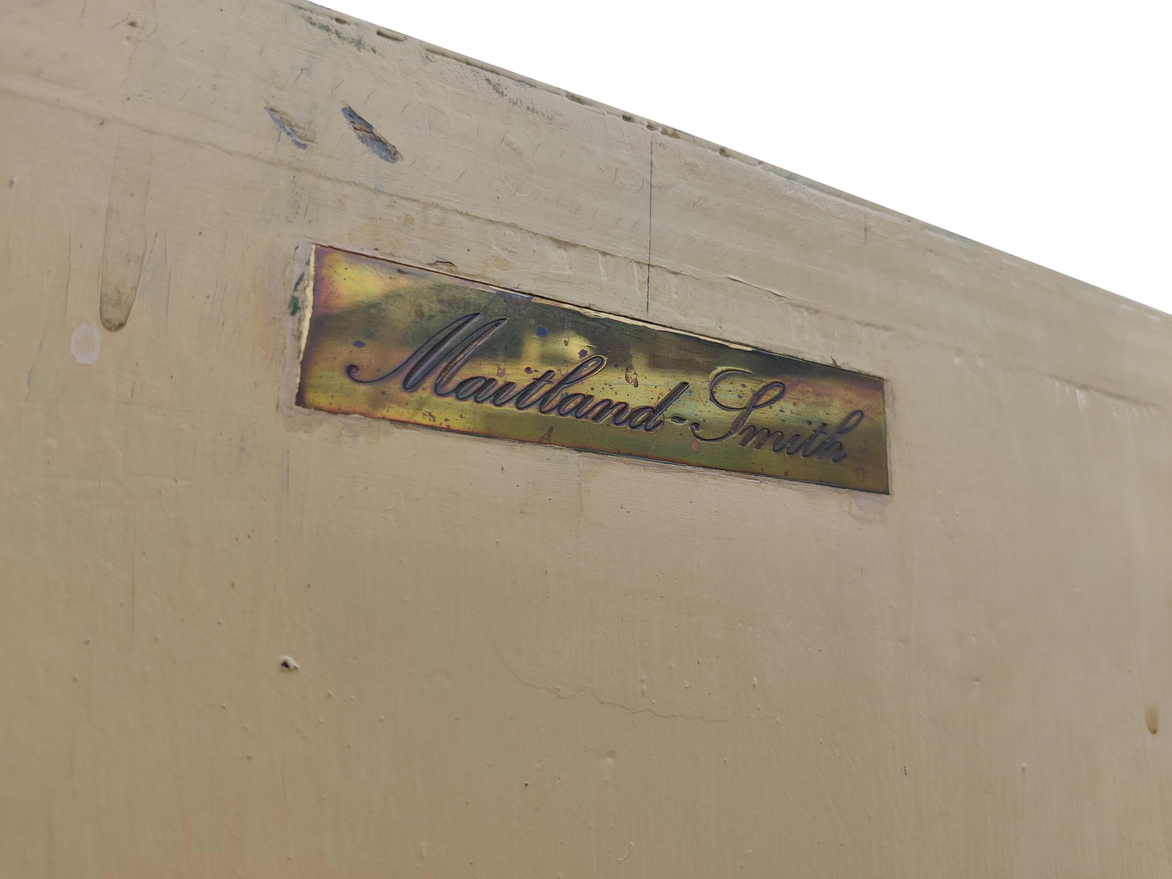 Maitland-Smith, Paar Vintage-Schränke mit Schnörkelfront aus Mosaikstein und Messing  im Angebot 11