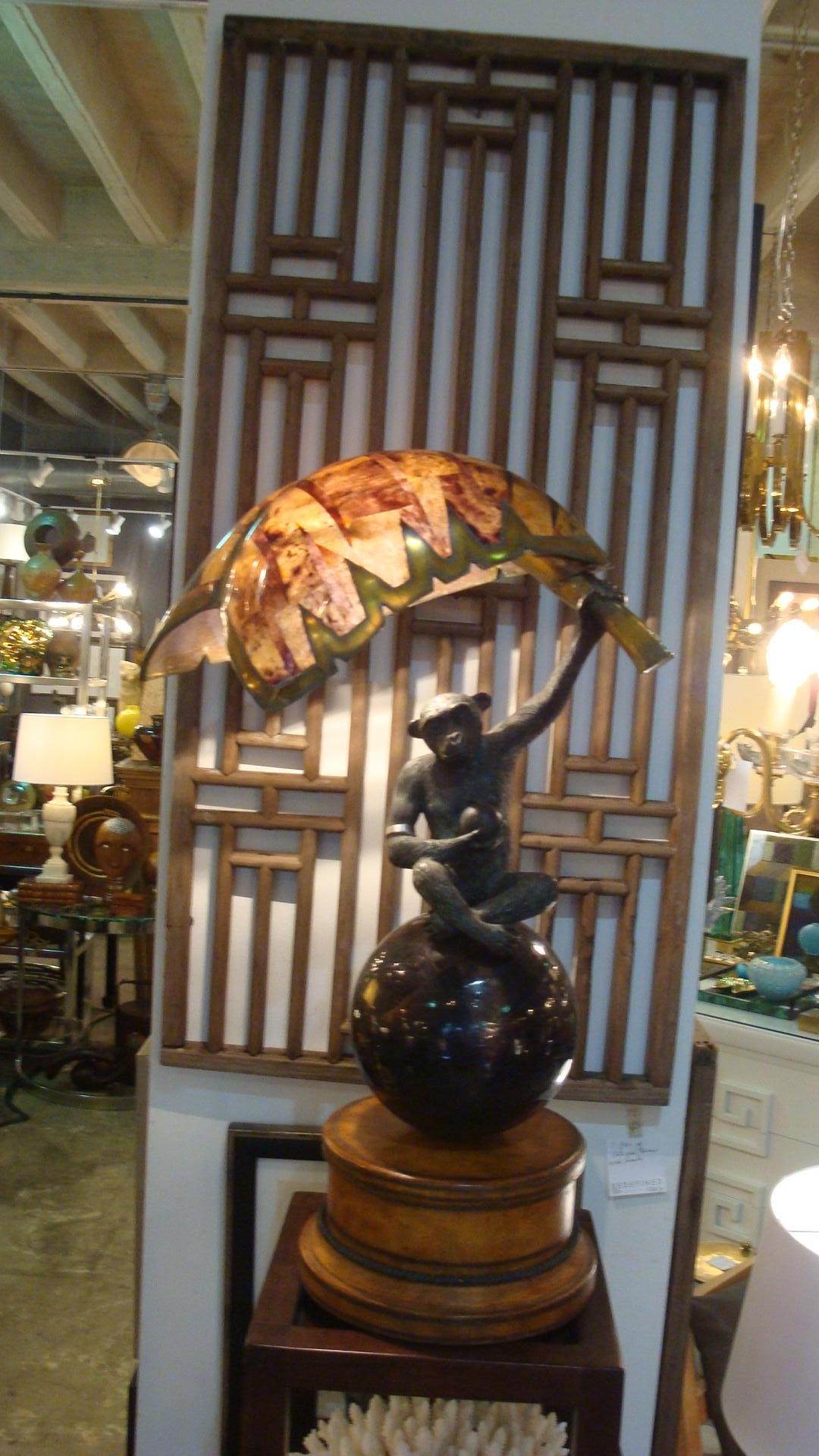 maitland smith monkey lamps