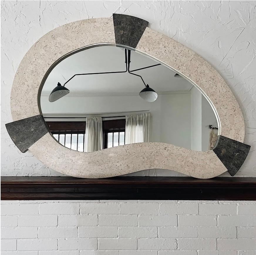 Late 20th Century Maitland Smith Post Modern Mirror  For Sale