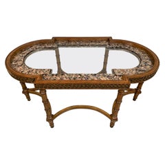 Maitland Smith Regency Coffee or Cocktail Table Having Mother of Pearl Inlay