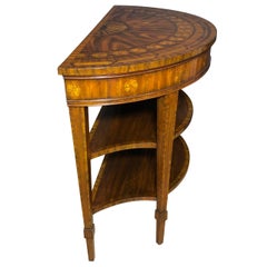Table console Demilune de style Regency Maitland Smith