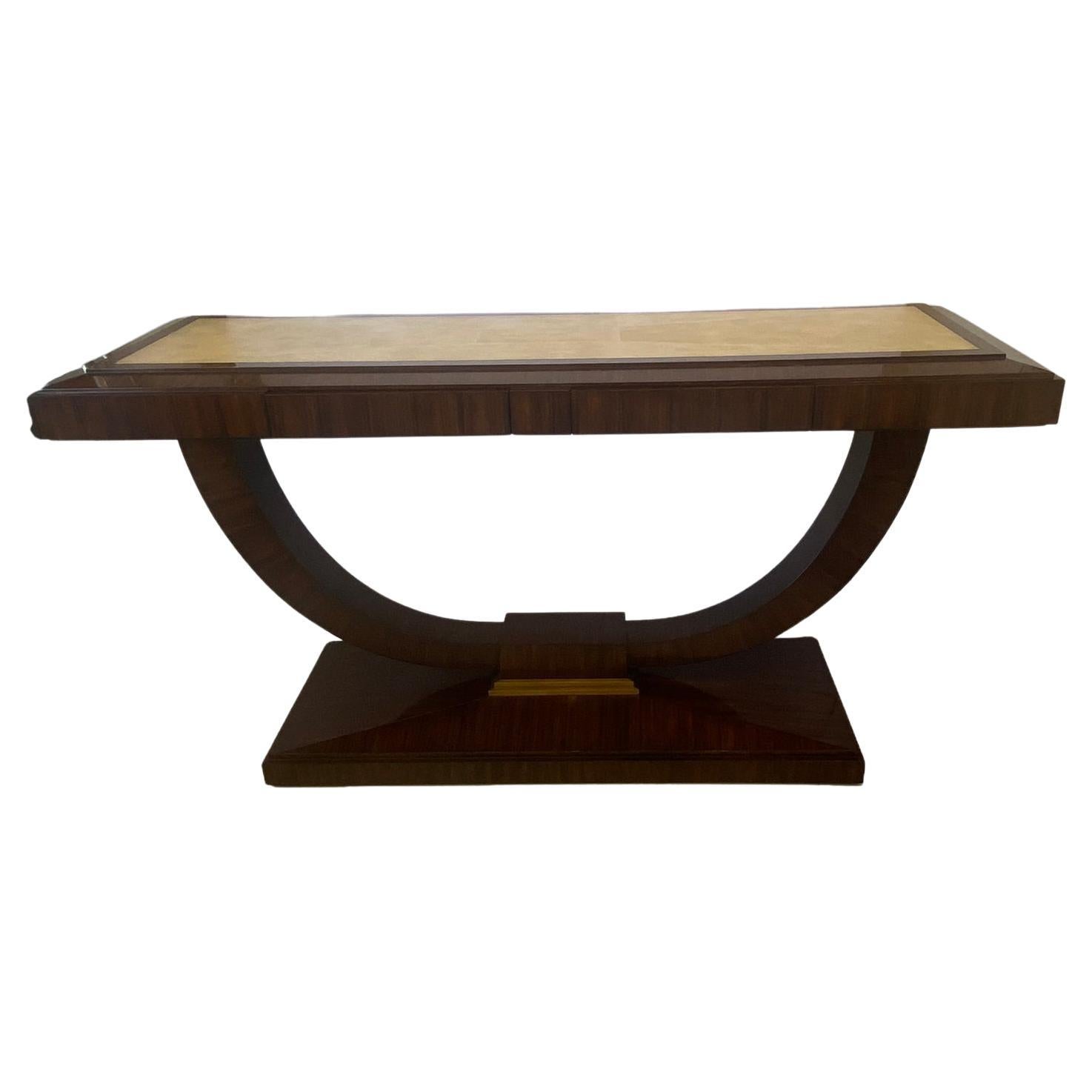 Maitland Smith Rosemead Console Art Deco Style For Sale