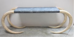 Maitland Smith Shagreen Console Table