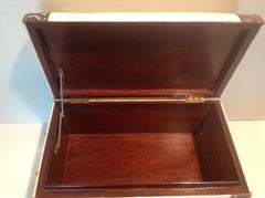 Maitland Smith Signed Large Tessellated Jewelry Box Sculptural Coffee Table Box