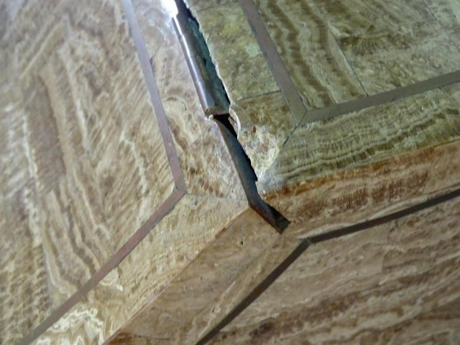 Mid-20th Century Maitland Smith Stone Desk