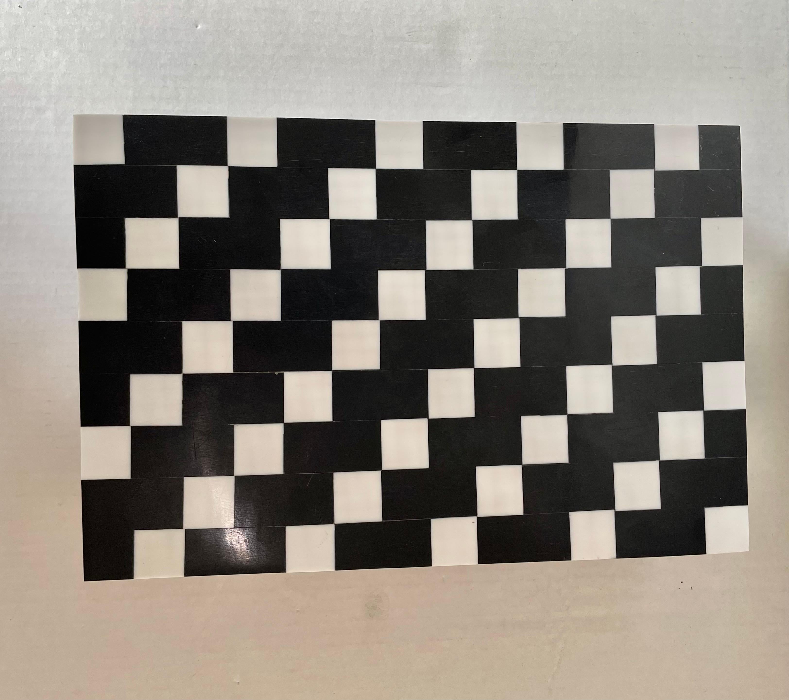 Maitland Smith Style Black and White Box 3