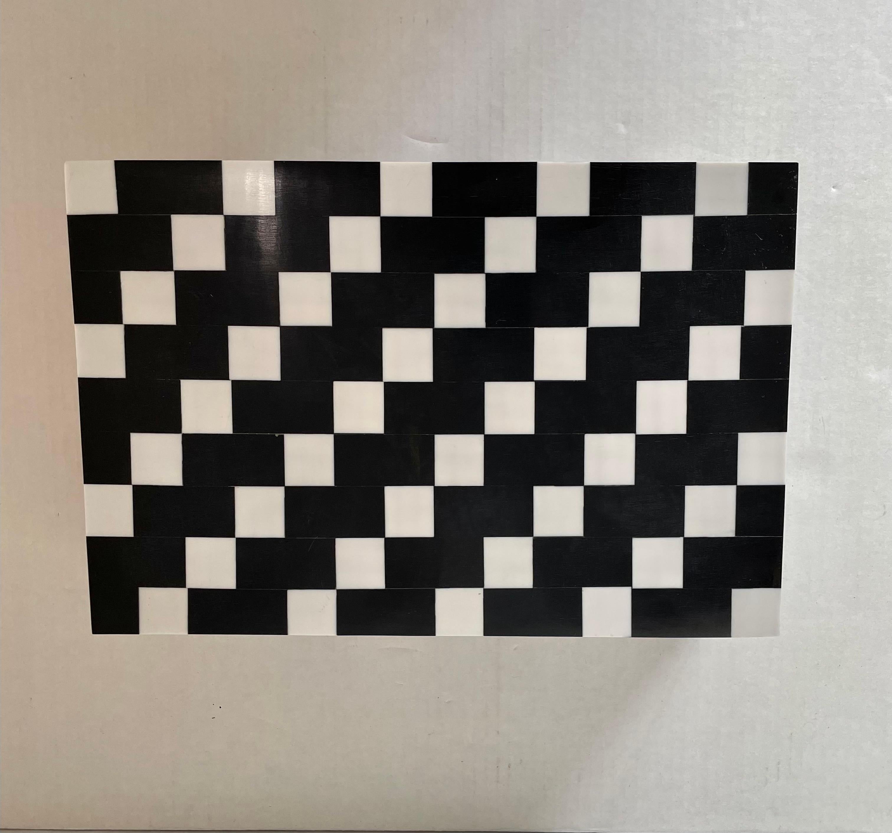 Maitland Smith Style Black and White Box 1