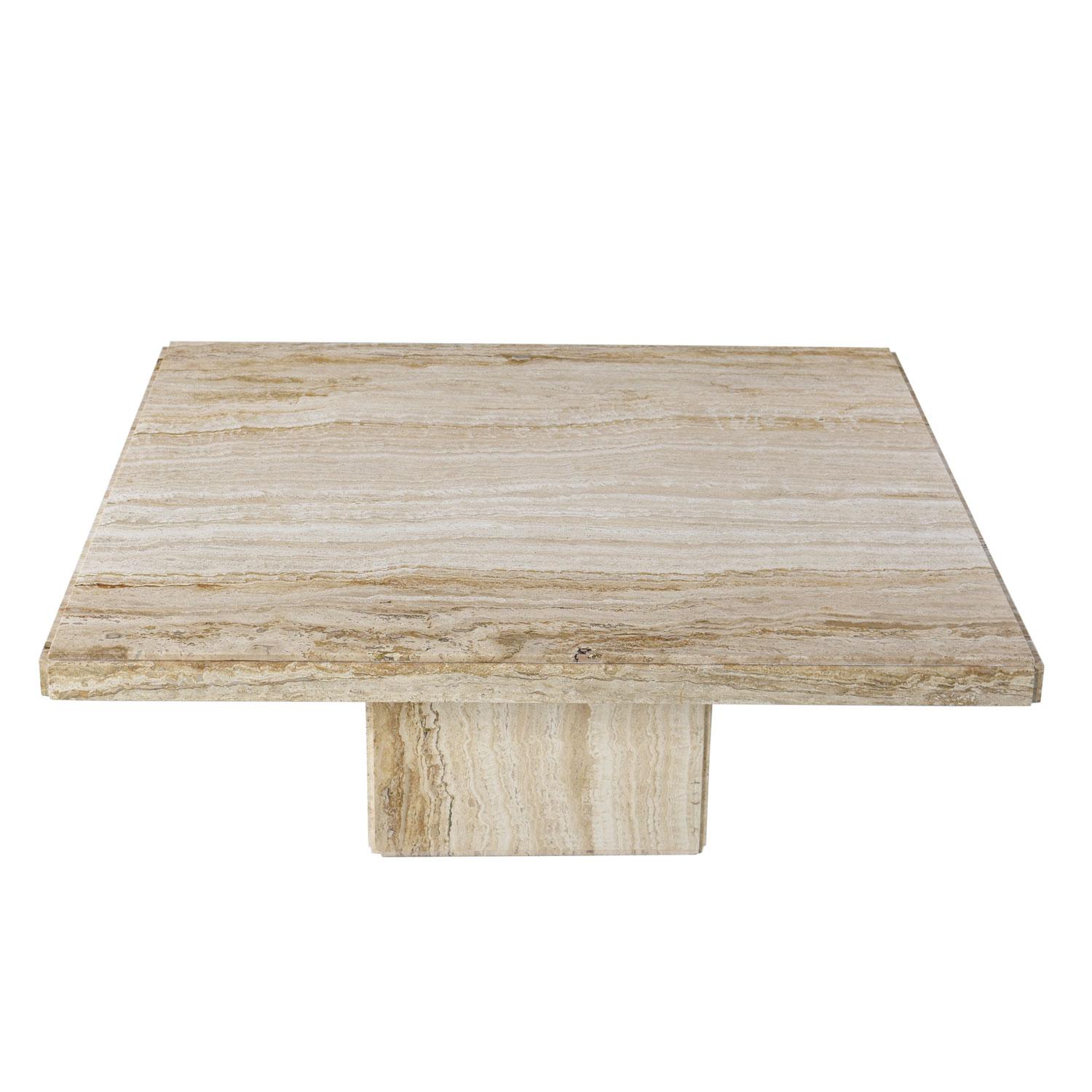 travertine stone coffee table