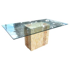 Maitland Smith Style Tessellated Stone Dining Table
