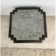 Maitland-Smith Style Tessellated Stone Side Table