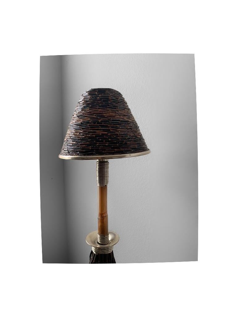 Maitland Smith Artisian Table Lamp In Good Condition For Sale In Clermont, FL