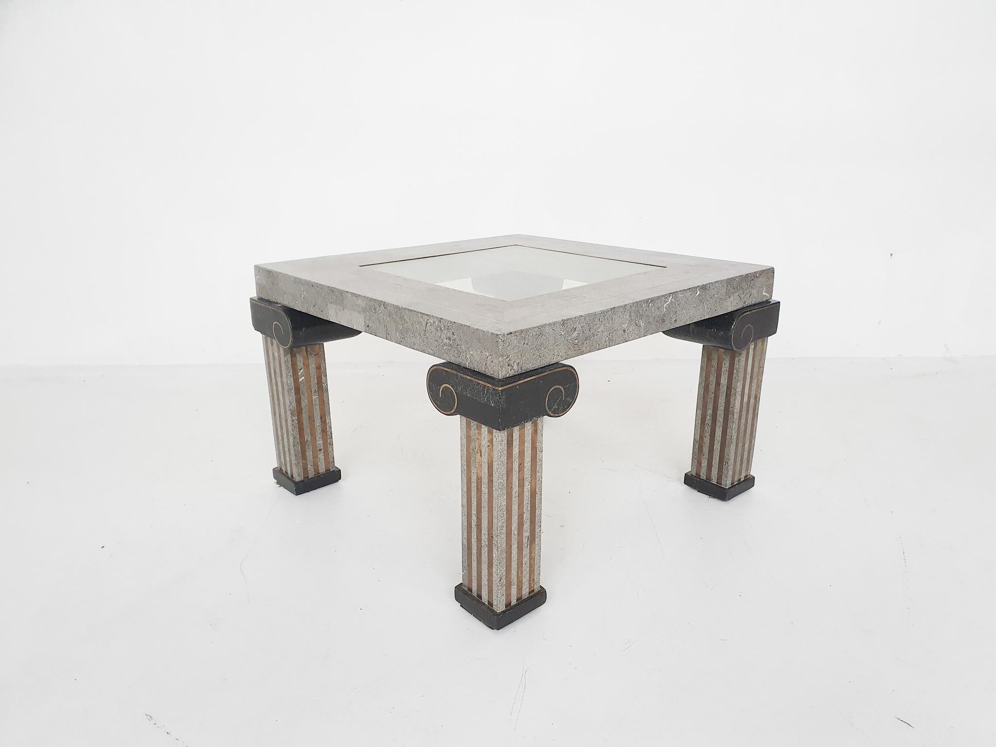 Late 20th Century Maitland Smith Tesselated Coffee Table, U.S.A, 1980's For Sale