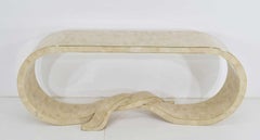Maitland Smith Tesselated Marble Console