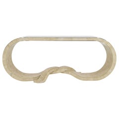 Maitland Smith Tesselated Marble Console