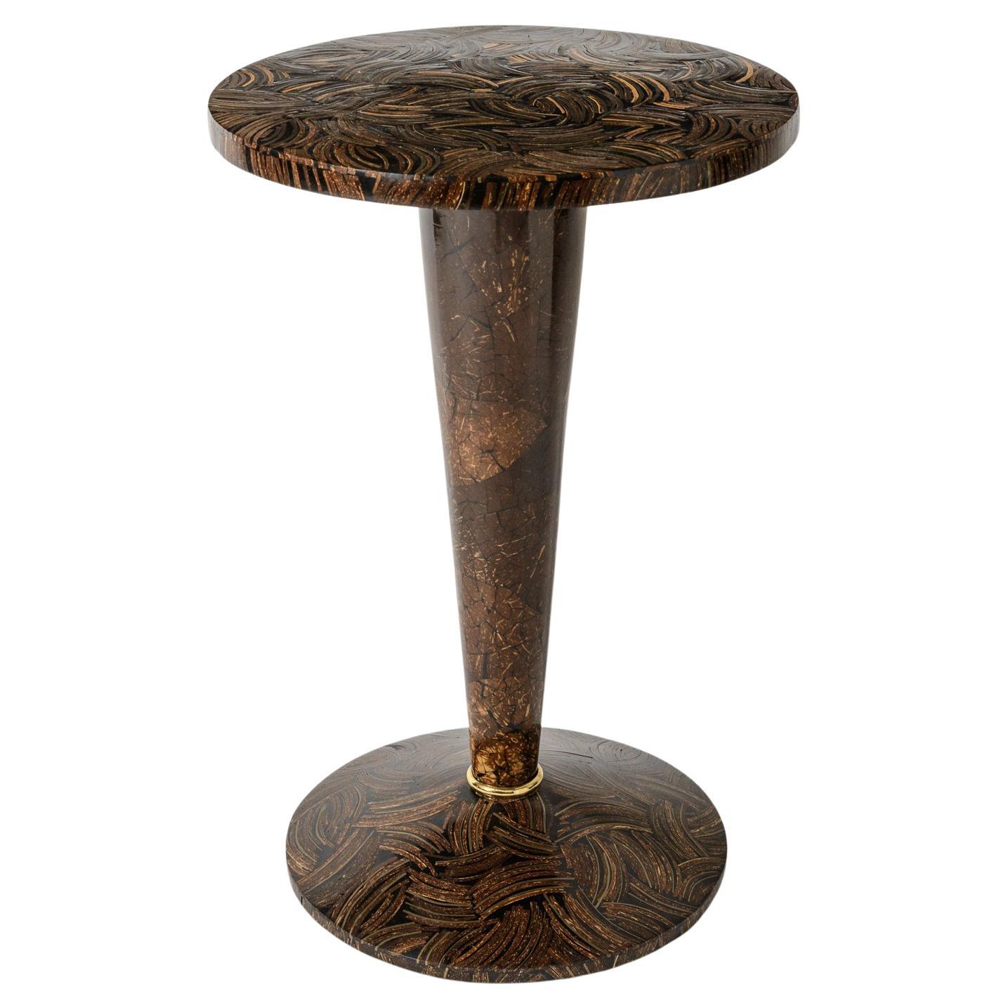 Maitland-Smith Tessellated Coconut Shell Table