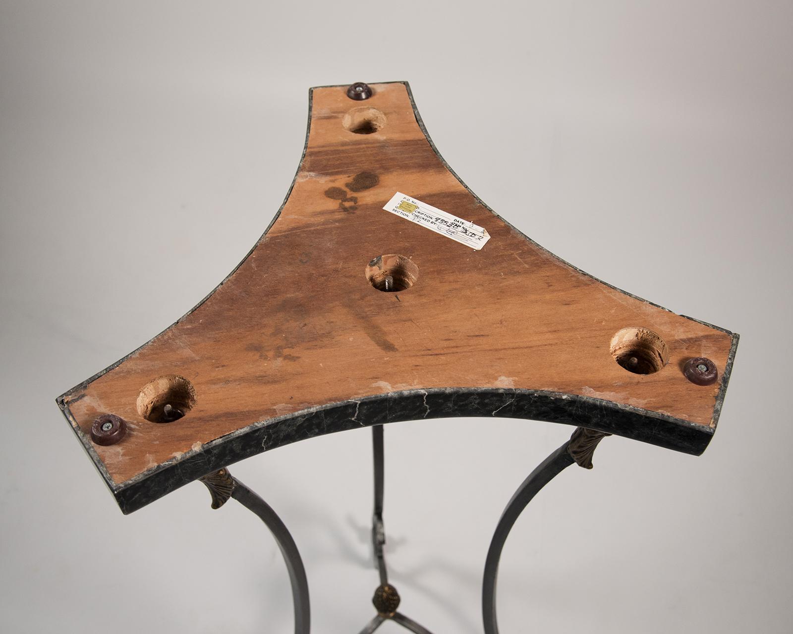 Maitland Smith Tessellated  Composition Plant Stand 2