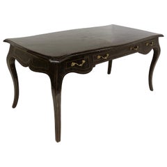 Maitland Smith Tessellated Horn Writing Desk with Brass Trim