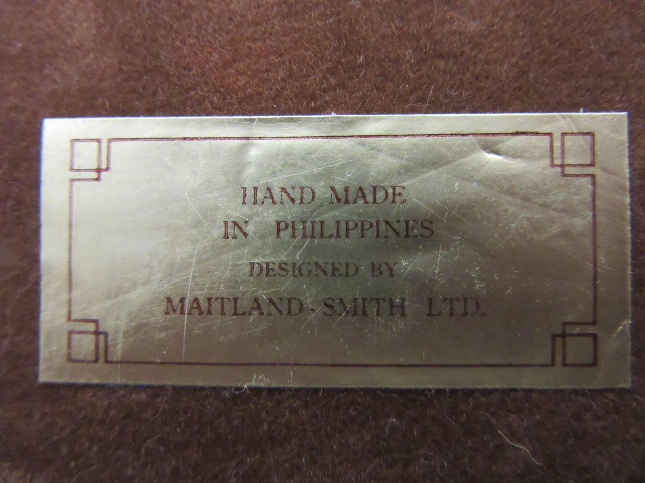 Maitland-Smith Tessellated Marble Decorative Reptile Box 2