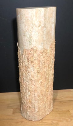 Maitland Smith Tessellated Marble Pedestal