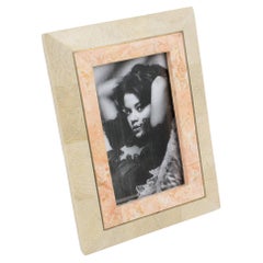 Cornice in marmo, travertino e pietra tessellata di Maitland Smith, circa 1980 Cornice in marmo, travertino e pietra tessellata di Maitland Smith, circa 1980