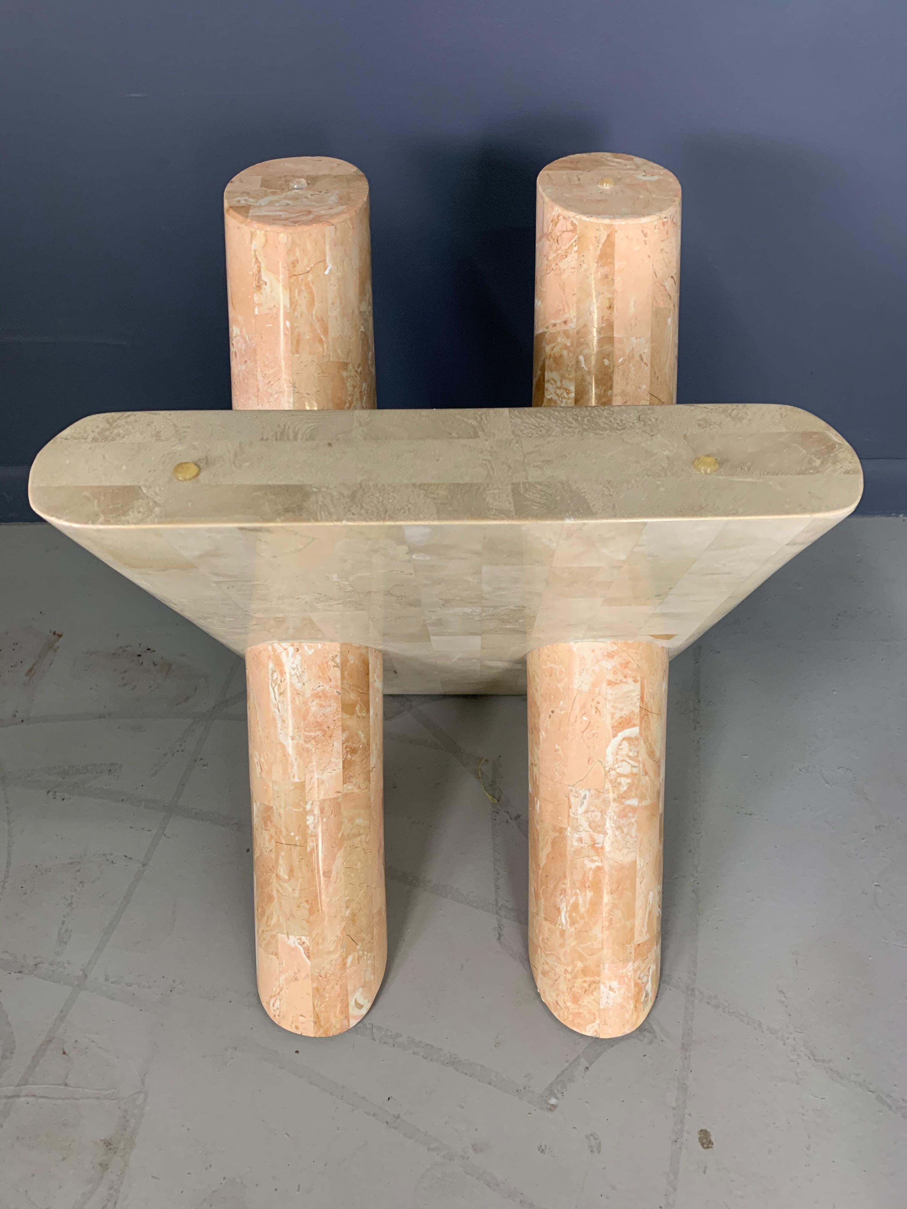 Maitland Smith Tessellated Occasional Table Midcentury 2