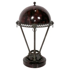 Maitland Smith Tessellated Penshell Lamp Mid Century Glamour circa 1980s